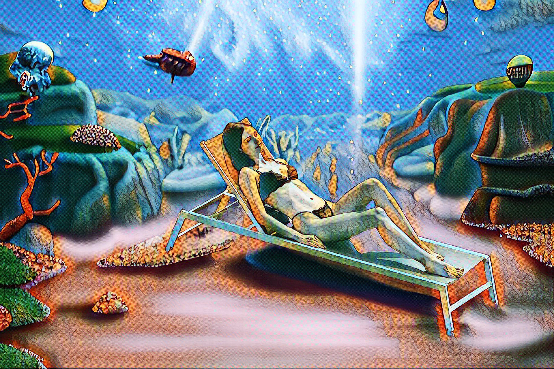 UNDERWATER TAN
